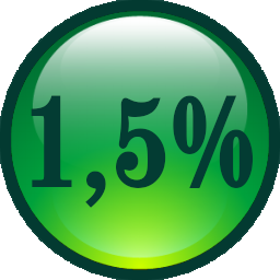 Logo 1,5%